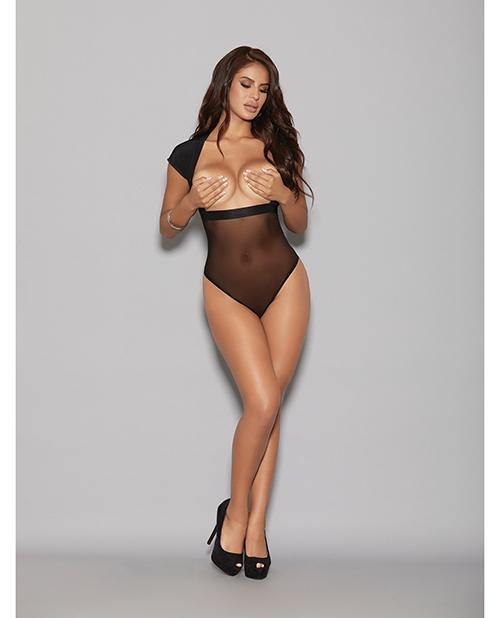 product image, Lingerize Multiwear Teddy (customize W/your Favorite Bra) Black - SEXYEONE