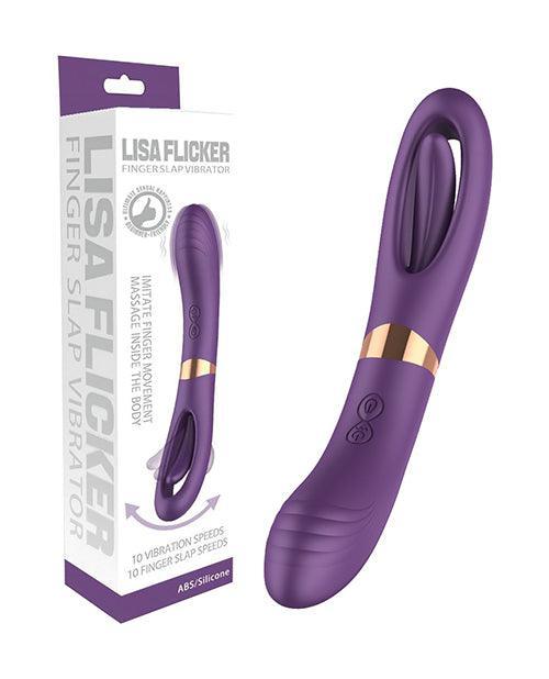 Lisa Flicking G-spot Vibrator - Purple - SEXYEONE