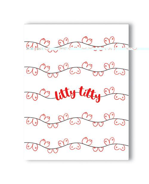 Litty Titty Holiday Greeting Card - SEXYEONE