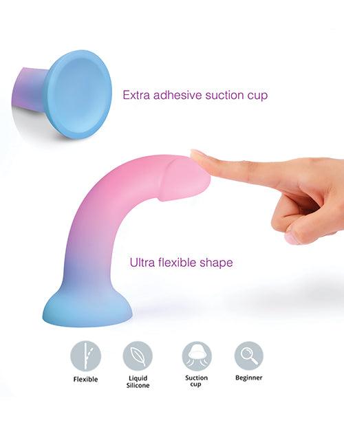 product image,Love To Love Curved Suction Cup Dildolls Utopia - Asst Colors - SEXYEONE
