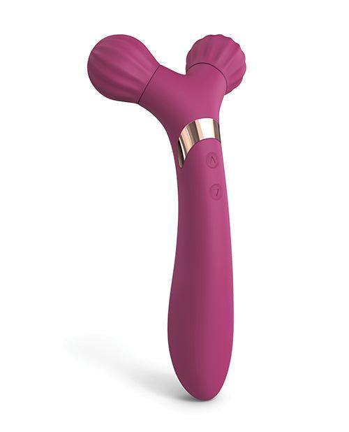 product image, Love To Love Fireball Forked Vibrator - Plum Star - SEXYEONE