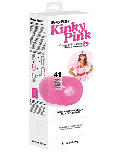 Love To Love Sexy Pills Mini Masturbator - Pink Box Of 6 - SEXYEONE