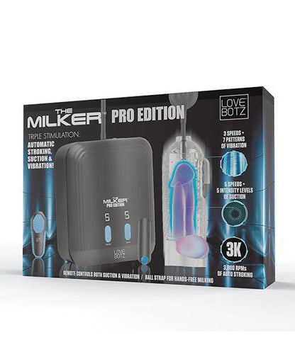 Lovebotz The Milker Pro Edition - Clear - SEXYEONE