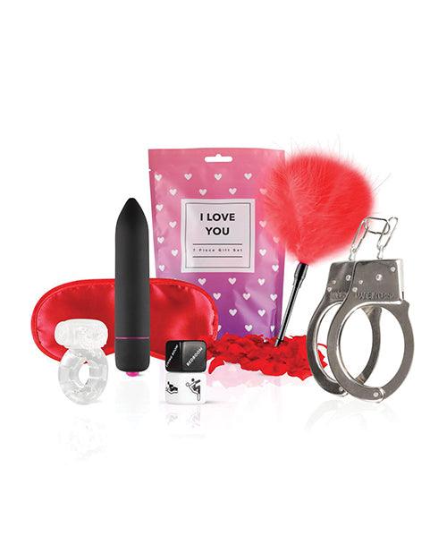 product image, Loveboxxx I love You 7 Pc Gift Set - Red - SEXYEONE