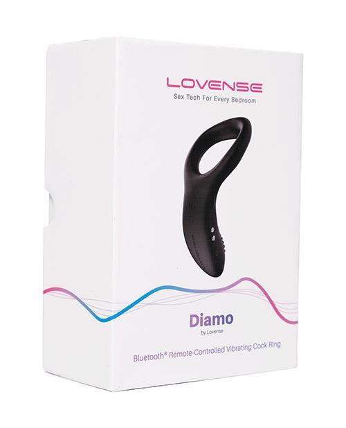 product image, Lovense Diamo Cock Ring - Black - SEXYEONE