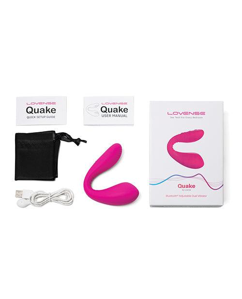 image of product,Lovense Dolce (previously Quake) Adjustable Dual Stimulator - Pink - SEXYEONE