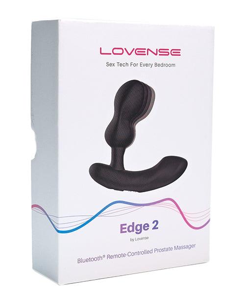 Lovense Edge 2 Flexible Prostate Massager - Black - SEXYEONE