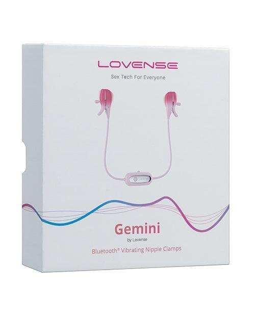 product image, Lovense Gemini Vibrating Nipple Clamps - Pink - SEXYEONE