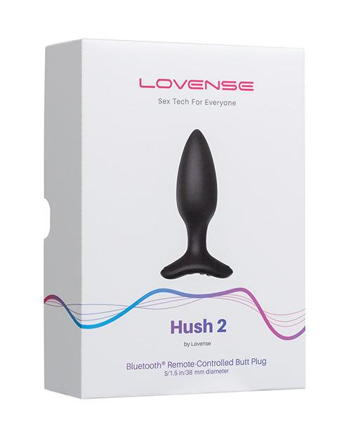 product image, Lovense Hush 2 Butt Plug - Black - SEXYEONE
