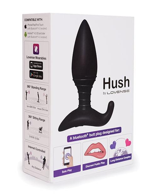 product image, Lovense Hush Butt Plug - Black - SEXYEONE