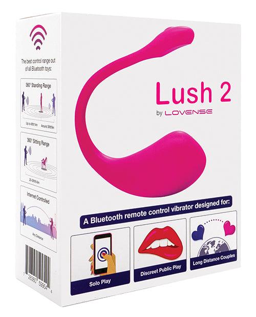 product image, Lovense Lush 2.0 Sound Activated Vibrator - Pink - SEXYEONE