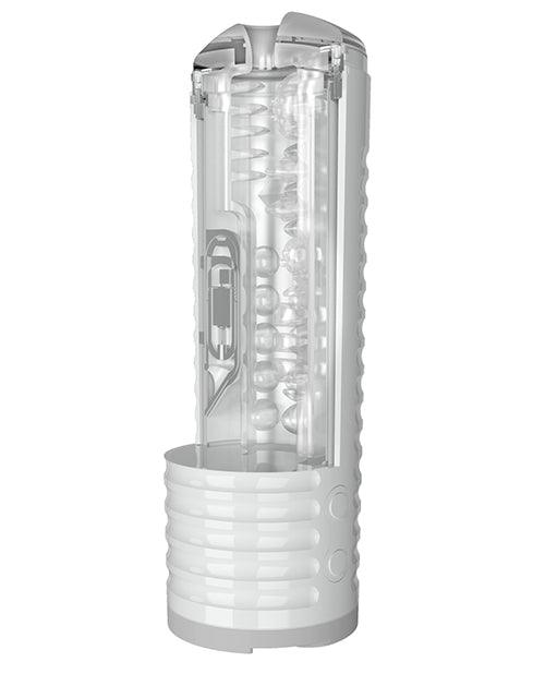 image of product,Lovense Max 2 Rechargeable Male Masturbator W- White Case - Clear Sleeve - SEXYEONE