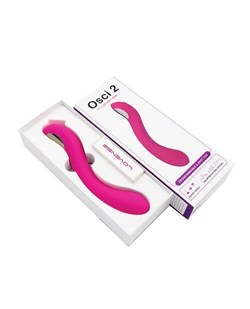image of product,Lovense Osci 2 Oscillating G Spot Vibrator - Pink - SEXYEONE