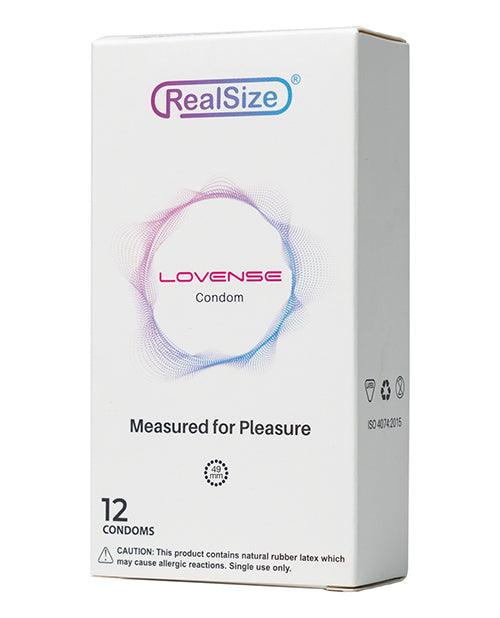 product image, Lovense Realsize Condoms - Box Of 12 - SEXYEONE