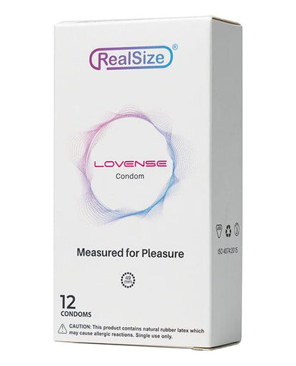 Lovense Realsize Condoms - Box Of 12 - SEXYEONE