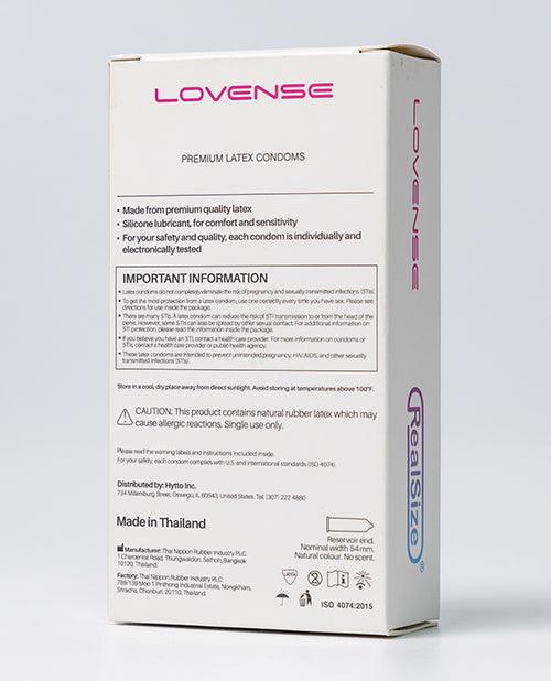 image of product,Lovense Realsize Condoms - Box Of 12 - SEXYEONE