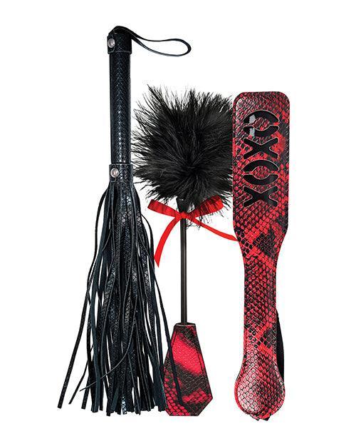 image of product,Lovers Kits Whip, Tickle & Paddle - SEXYEONE