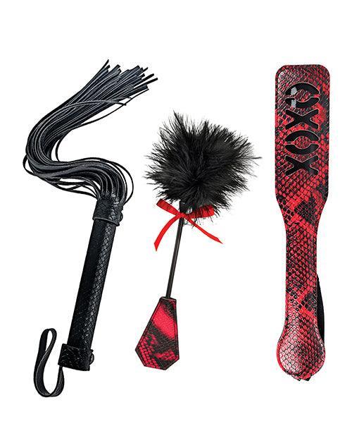 image of product,Lovers Kits Whip, Tickle & Paddle - SEXYEONE