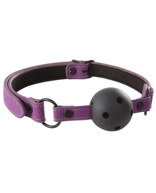 image of product,Lust Bondage Ball Gag - Purple - SEXYEONE 