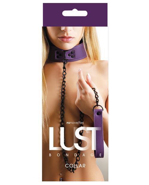 product image, Lust Bondage Collar - Purple - SEXYEONE 