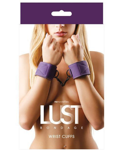 Lust Bondage Wrist Cuffs - Purple - SEXYEONE