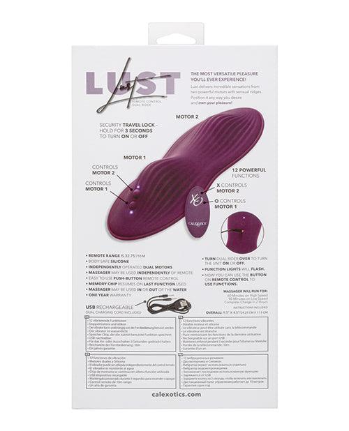 Lust Remote Control Dual Rider - Purple - SEXYEONE