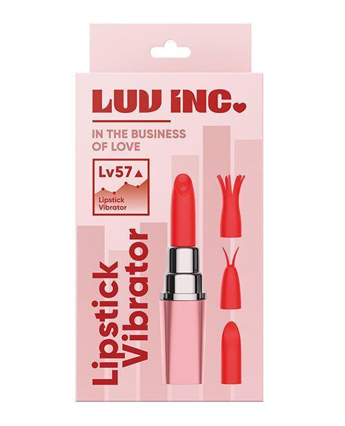 product image, Luv Inc. Lipstick Vibrator W/3 Heads - SEXYEONE