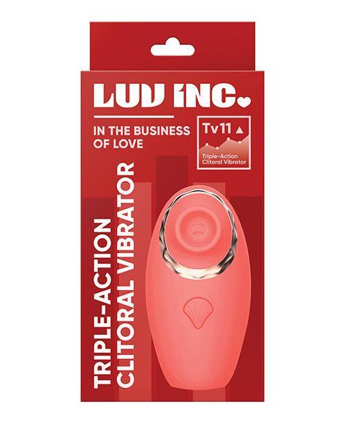 image of product,Luv Inc. Triple - Action Clitoral Vibrator - SEXYEONE