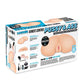 Luvdolz Remote Control Rechargeable Pussy & Ass W-douche - Ivory - SEXYEONE
