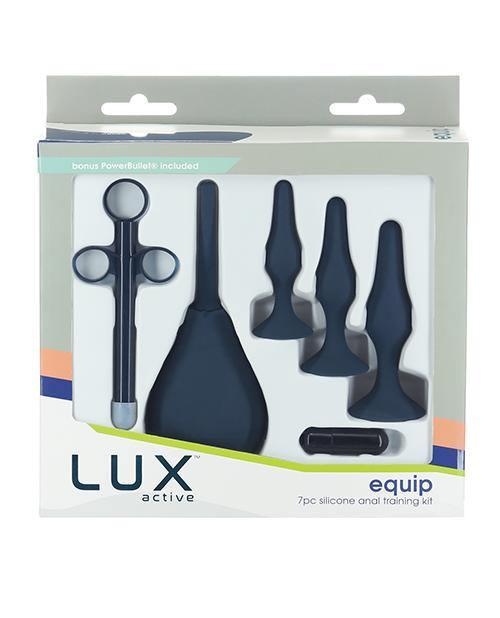 product image, Lux Active Equip Silicone Anal Training Kit - Dark Blue - SEXYEONE 