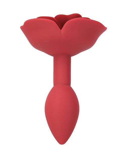 Lux Active Red Rose Silicone Anal Plug - SEXYEONE