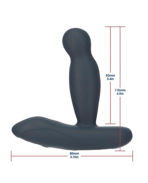 image of product,Lux Active Revolve 4.5" Rotating & Vibrating Anal Massager - Dark Blue - SEXYEONE 
