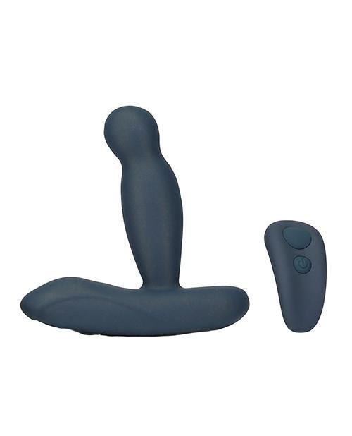image of product,Lux Active Revolve 4.5" Rotating & Vibrating Anal Massager - Dark Blue - SEXYEONE 