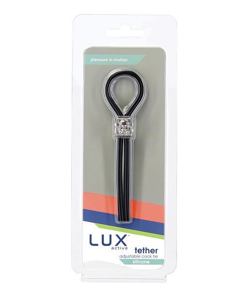 product image, Lux Active Tether Adjustable Cock Tie - Black - SEXYEONE 