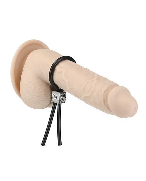image of product,Lux Active Tether Adjustable Cock Tie - Black - SEXYEONE 