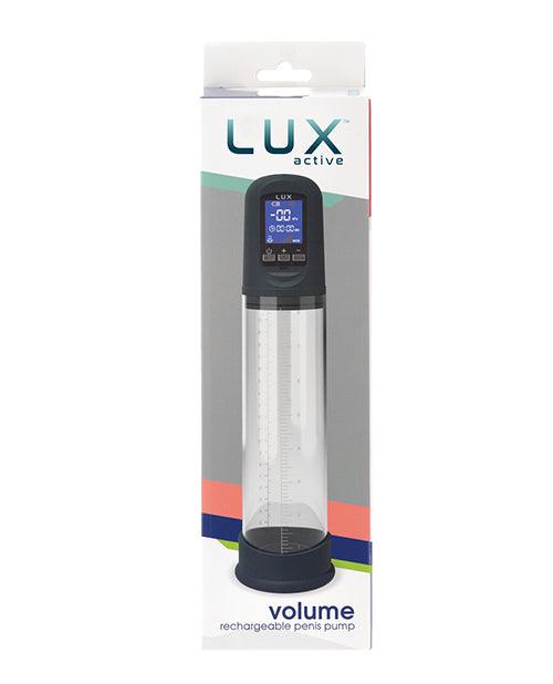product image, Lux Active Volume Rechargeable Penis Pump - Black - SEXYEONE