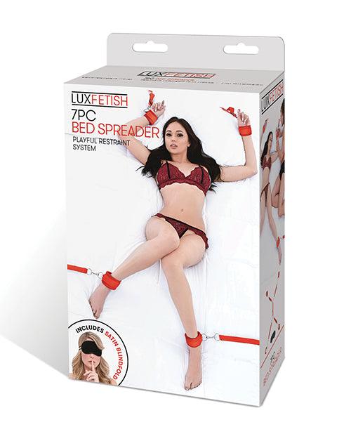 product image, Lux Fetish 7 Pc Bed Spreader - Red - SEXYEONE