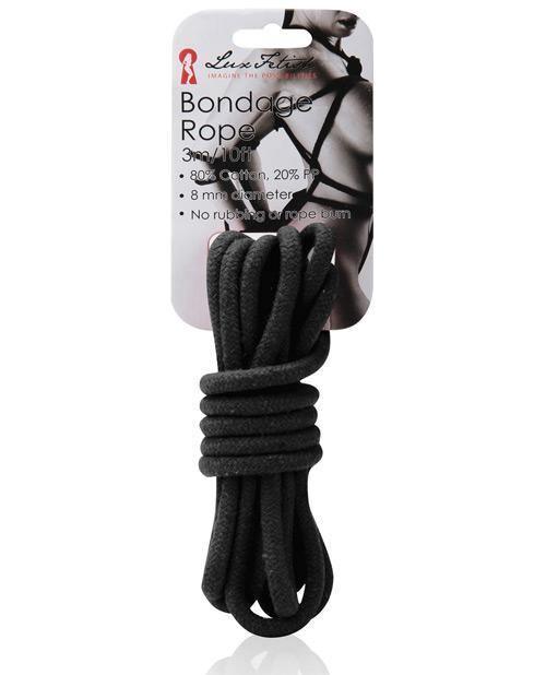 product image, Lux Fetish Bondage Rope - Black - SEXYEONE