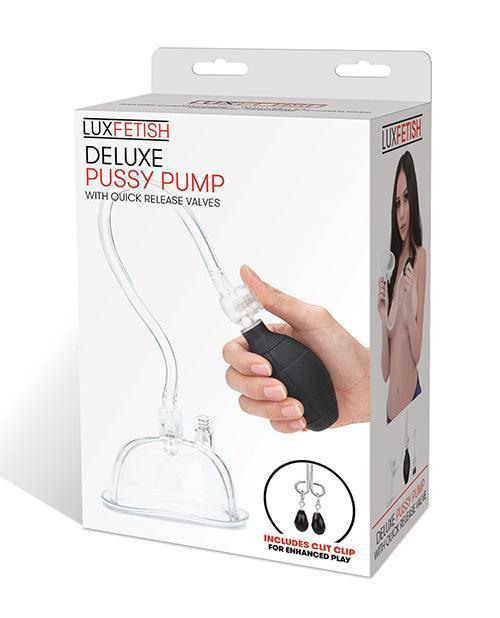 Lux Fetish Deluxe Pussy Pump W- Quick Release Valves - SEXYEONE