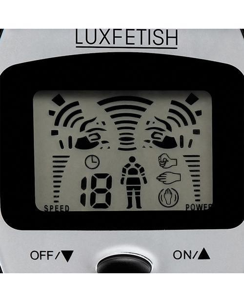 image of product,Lux Fetish Electro Sex Kit W-stimulation Pads - SEXYEONE 