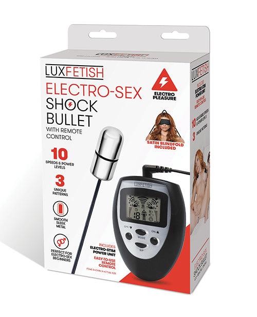 product image, Lux Fetish Electro Sex Shock Bullet W/remote - SEXYEONE
