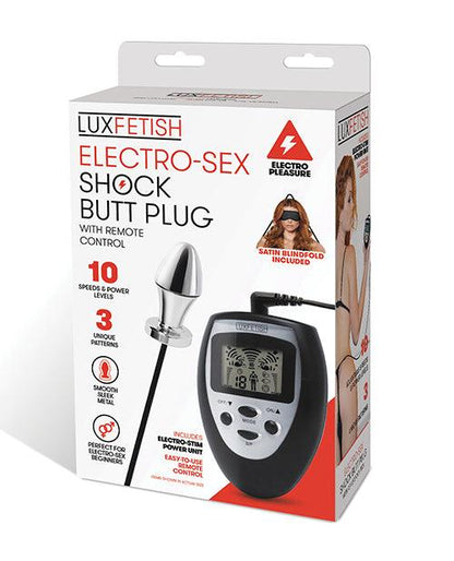 Lux Fetish Electro Sex Shock Butt Plug W/remote - SEXYEONE