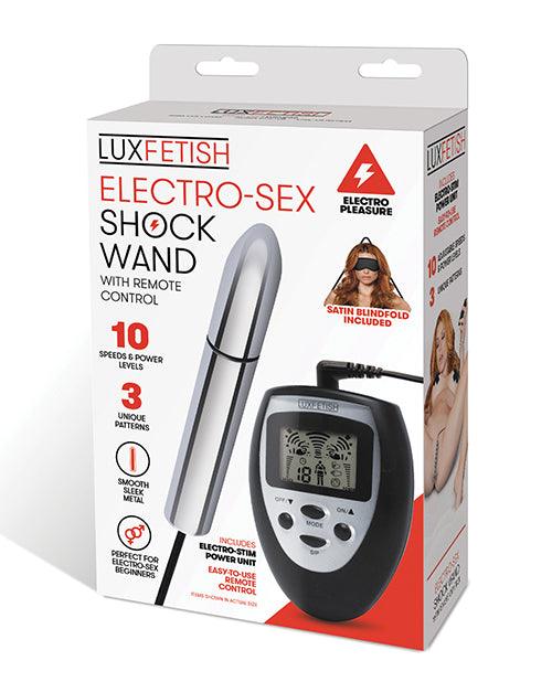 product image, Lux Fetish Electro Sex Shock Wand W/remote - SEXYEONE