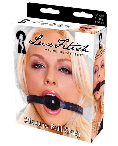 product image, Lux Fetish Silicone Ball Gag - SEXYEONE 