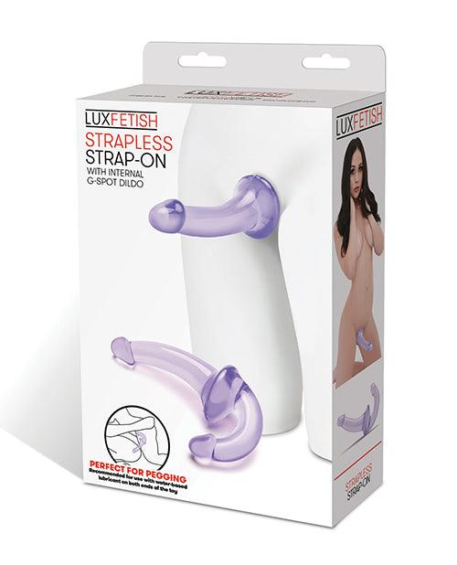 product image, Lux Fetish Strapless Strap On - Purple - SEXYEONE
