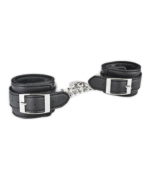 Lux Fetish Unisex Leatherette Cuffs - SEXYEONE 