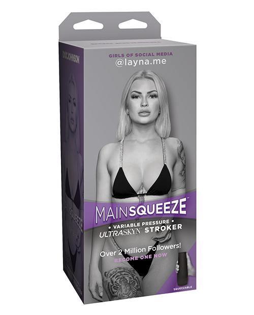 product image, Main Squeeze Girls Of Social Media Ultraskyn Pussy Stroker - @layna.me - SEXYEONE 