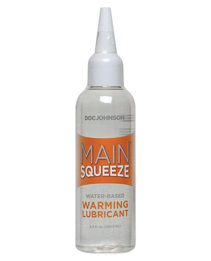 Main Squeeze Warming Water-based Lubricant - 3.4 Oz - SEXYEONE