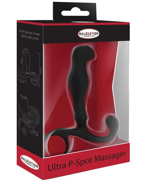 product image, Malesation Ultra P Spot Massager - Black - SEXYEONE