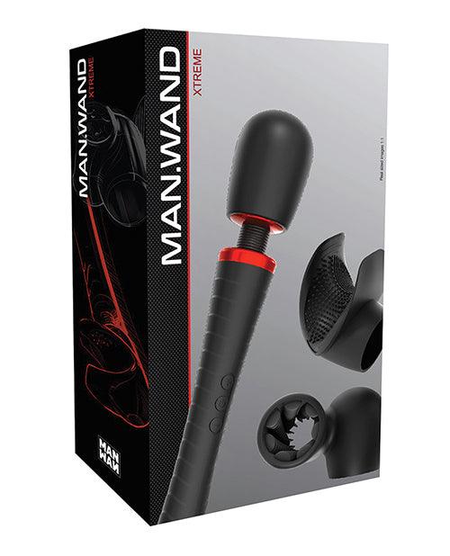 product image, Man Wand Xtreme W-2 Attachments - Black - SEXYEONE
